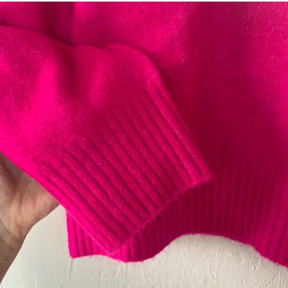 Zara Fuchsia Pullover Sweater Sz SMALL - Picture 10 of 12